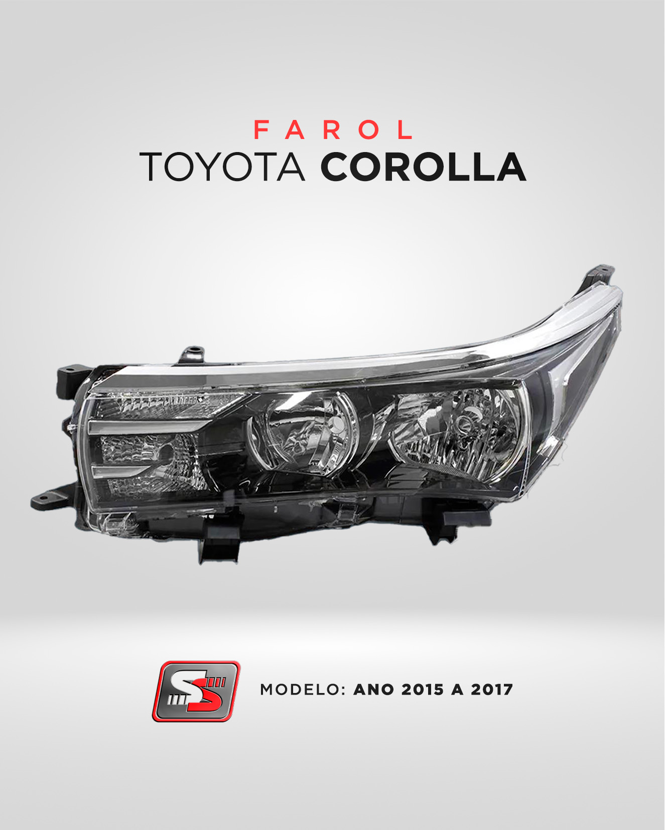 Farol Corolla 15 a 17