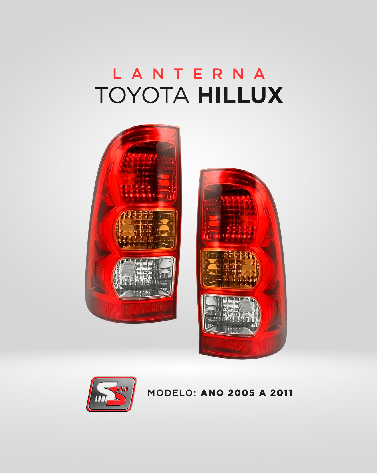Lanterna Hilux 05 a 11